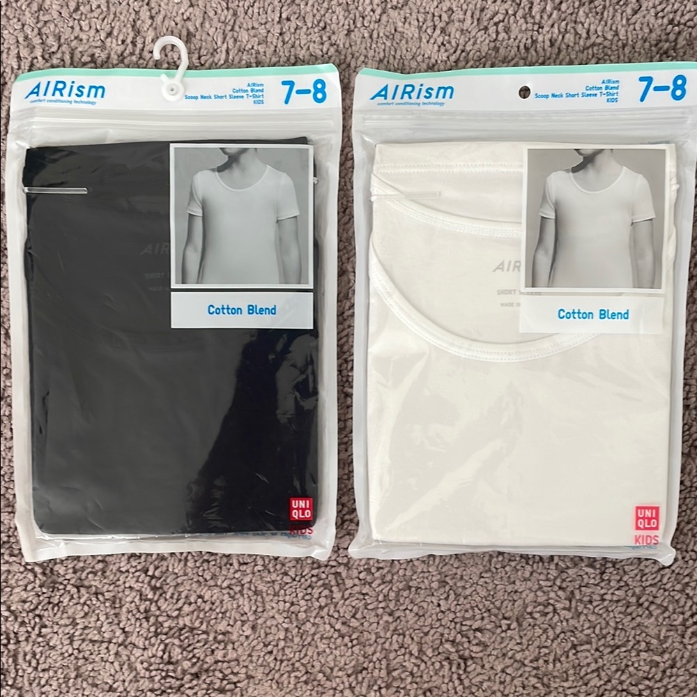 UNIQLO Kids AIRism Cotton Blend T-Shirts
